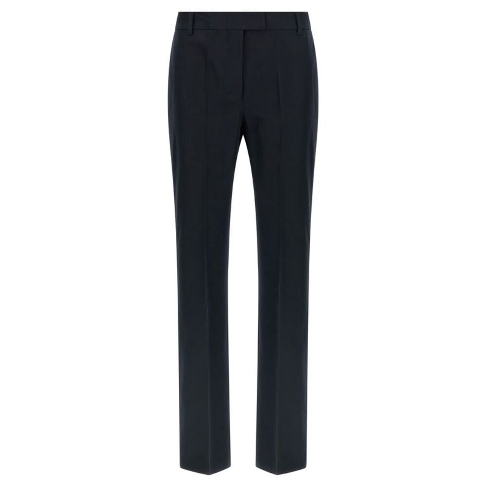 'S Max Mara Blue Cotton Flared Women's Pants
